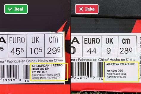 nike fake box|how to identify a fake nike.